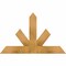 Ekena Millwork Saratoga Rough Sawn Timber Gable Bracket, Western Red Cedar, 36"W x 23"H x 2"D x 4"F, 15/12 Pitch GBW036X23X0204SAR00RWR - alternate 1